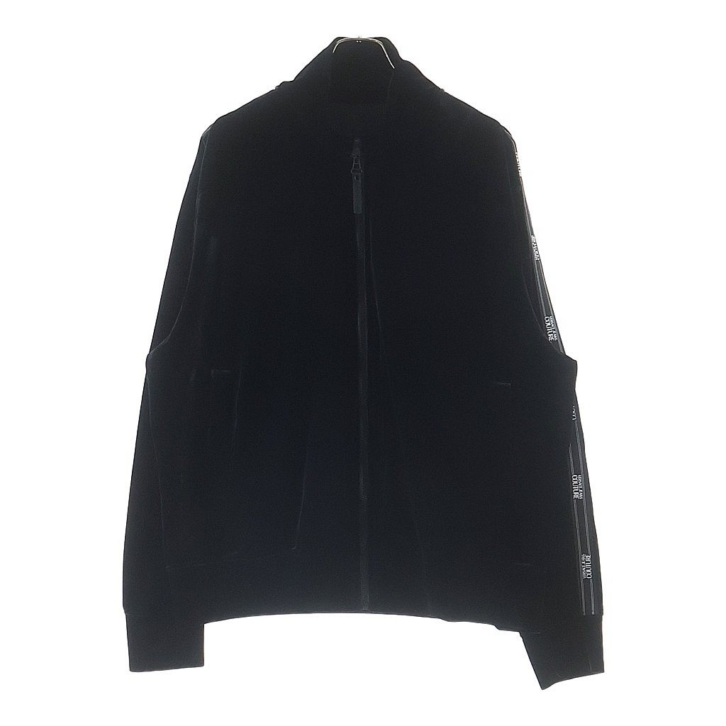 Versace Jeans Couture Set Velour Velvet Logo Print Zip Up Track Jacket Easy — view 2