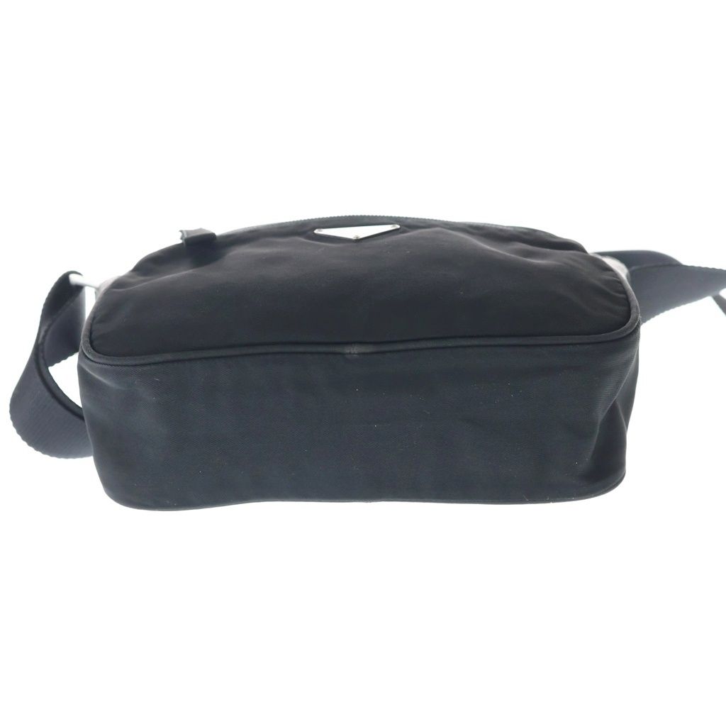 Prada Mini Shoulder Bag Black Nylon Silver — view 4