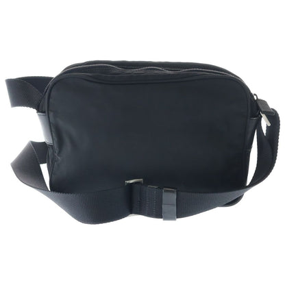 Prada Mini Shoulder Bag Black Nylon Silver — view 2