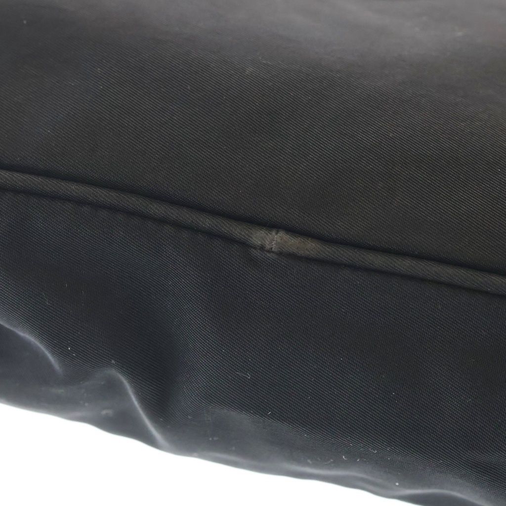 Prada Mini Shoulder Bag Black Nylon Silver — view 6