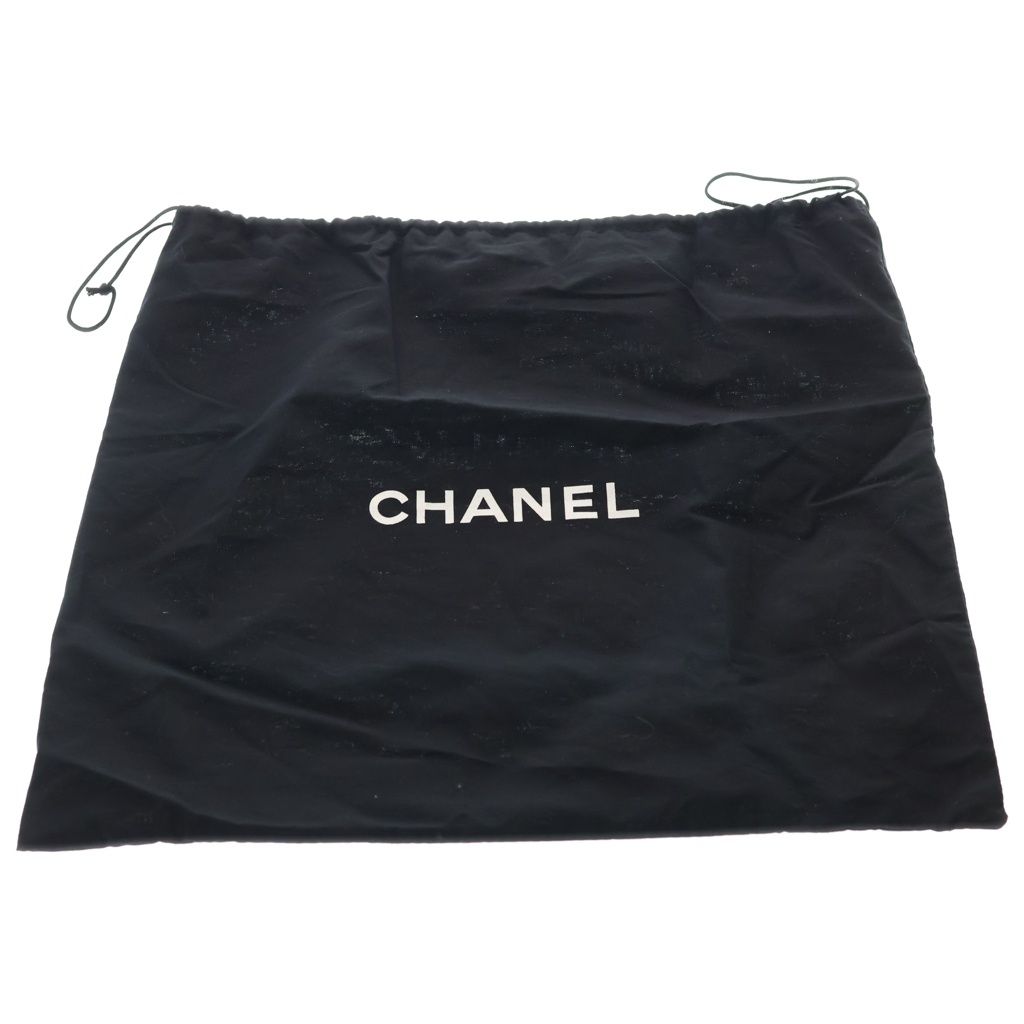 Chanel CC Logo Perforated Leather Shoulder Bag Ivory White Lambskin Silver — view 7