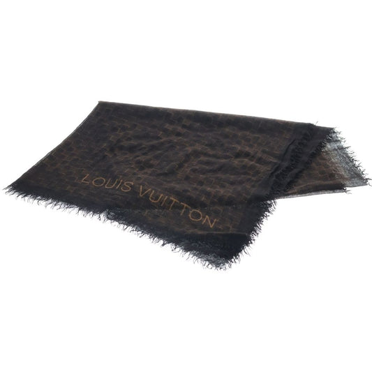 Louis Vuitton Cashmere Plaid Logo Scarf