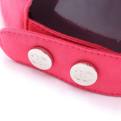 Chanel Sequin CC Logo Baseball Cap Pink — view 6