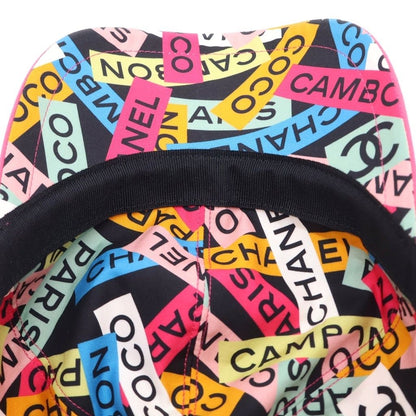 Chanel Sequin CC Logo Baseball Cap Pink — view 5