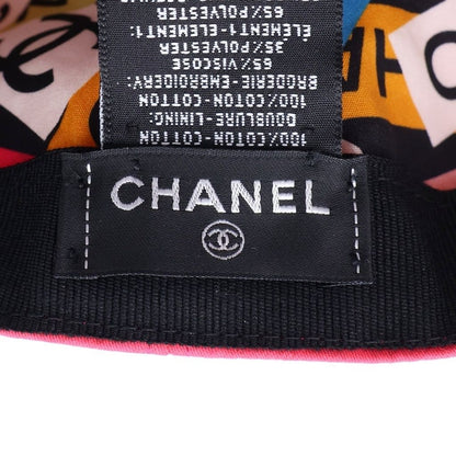 Chanel Sequin CC Logo Baseball Cap Pink — view 7