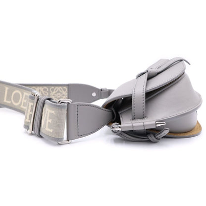 Loewe Gate Dual Bag Gray Shoulder Leather Silver — view 3