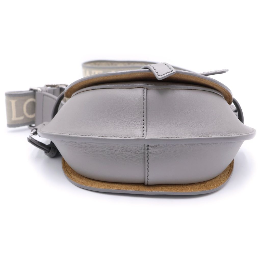 Loewe Gate Dual Bag Gray Shoulder Leather Silver — view 4