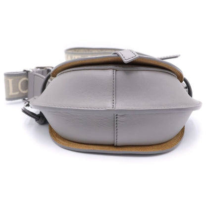 Loewe Gate Dual Bag Gray Shoulder Leather Silver — view 4