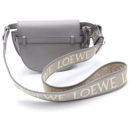 Loewe Gate Dual Bag Gray Shoulder Leather Silver — view 2