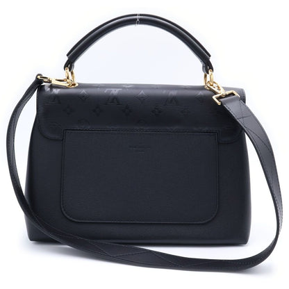 Louis Vuitton Monogram Shadow Veri 2-Way Shoulder Bag Black Leather Gold — view 2