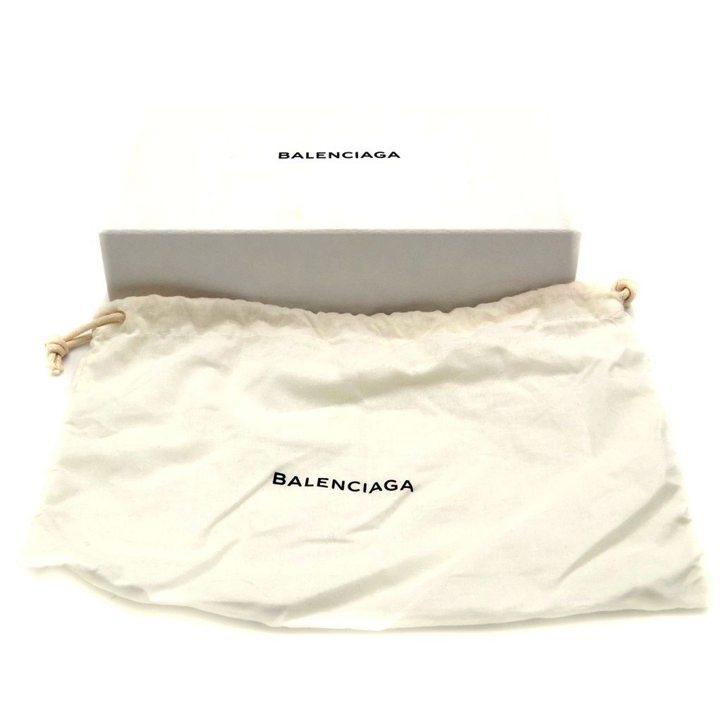 Balenciaga Classic Continental Leather Round Zip Wallet Black — view 6