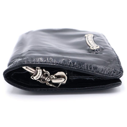 Chrome Hearts Joey Patent Leather Wallet Black — view 3