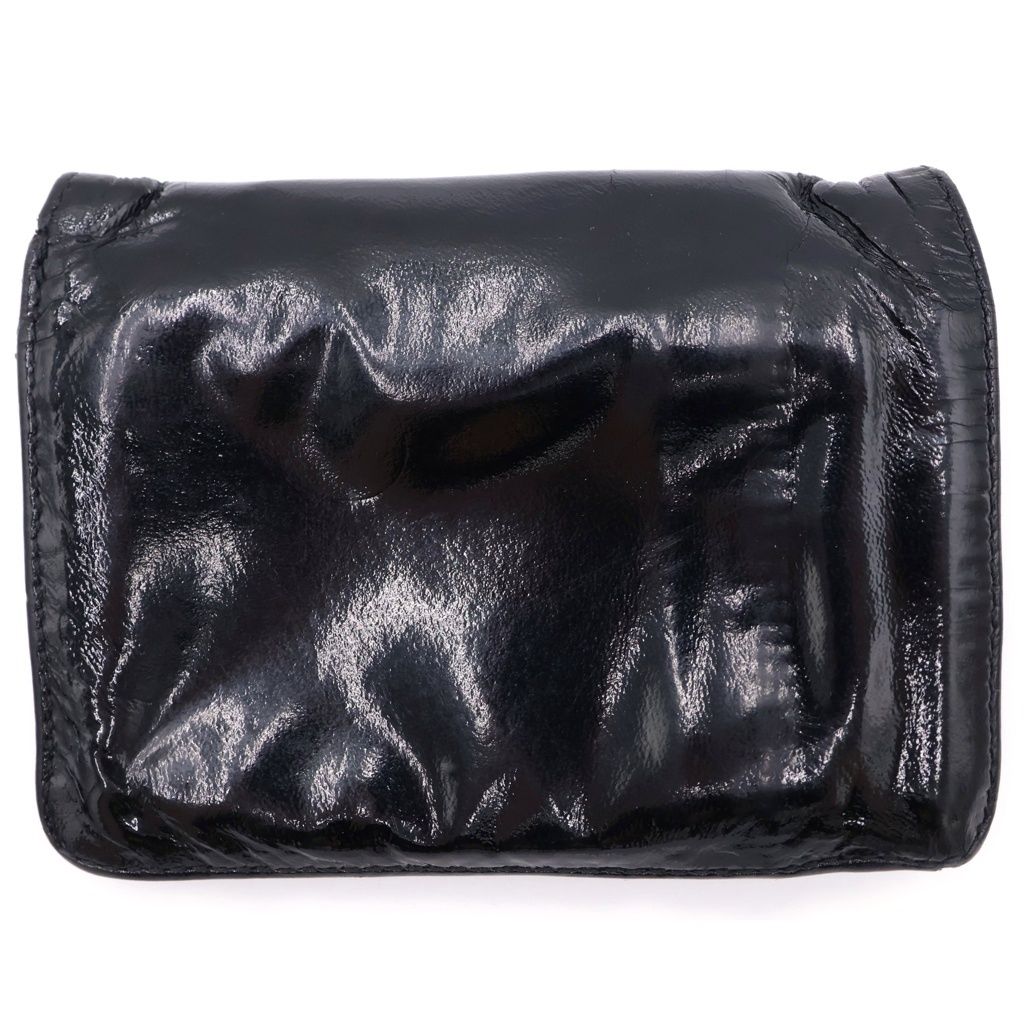 Chrome Hearts Joey Patent Leather Wallet Black — view 2