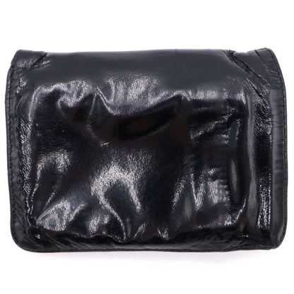Chrome Hearts Joey Patent Leather Wallet Black — view 2