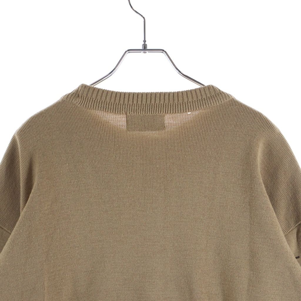 Versace Jeans Couture Medusa Logo Embroidery Baroque Pattern Pullover Knit — view 4