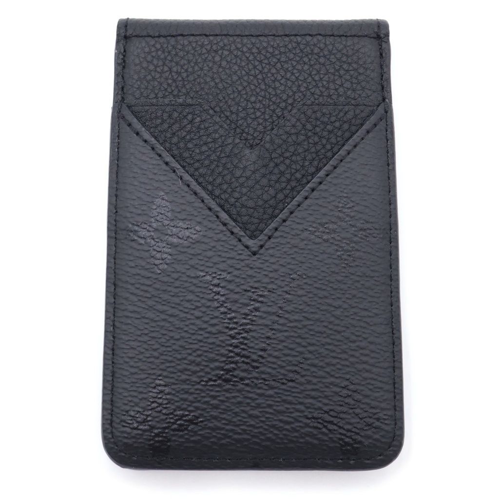 Louis Vuitton Monogram Compact Magnet Card Case Midnight