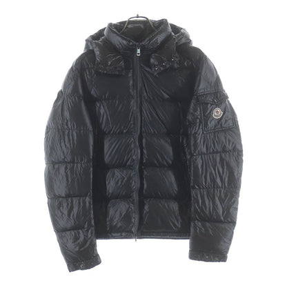 Moncler Zin Hooded Zip Up Jacket Black