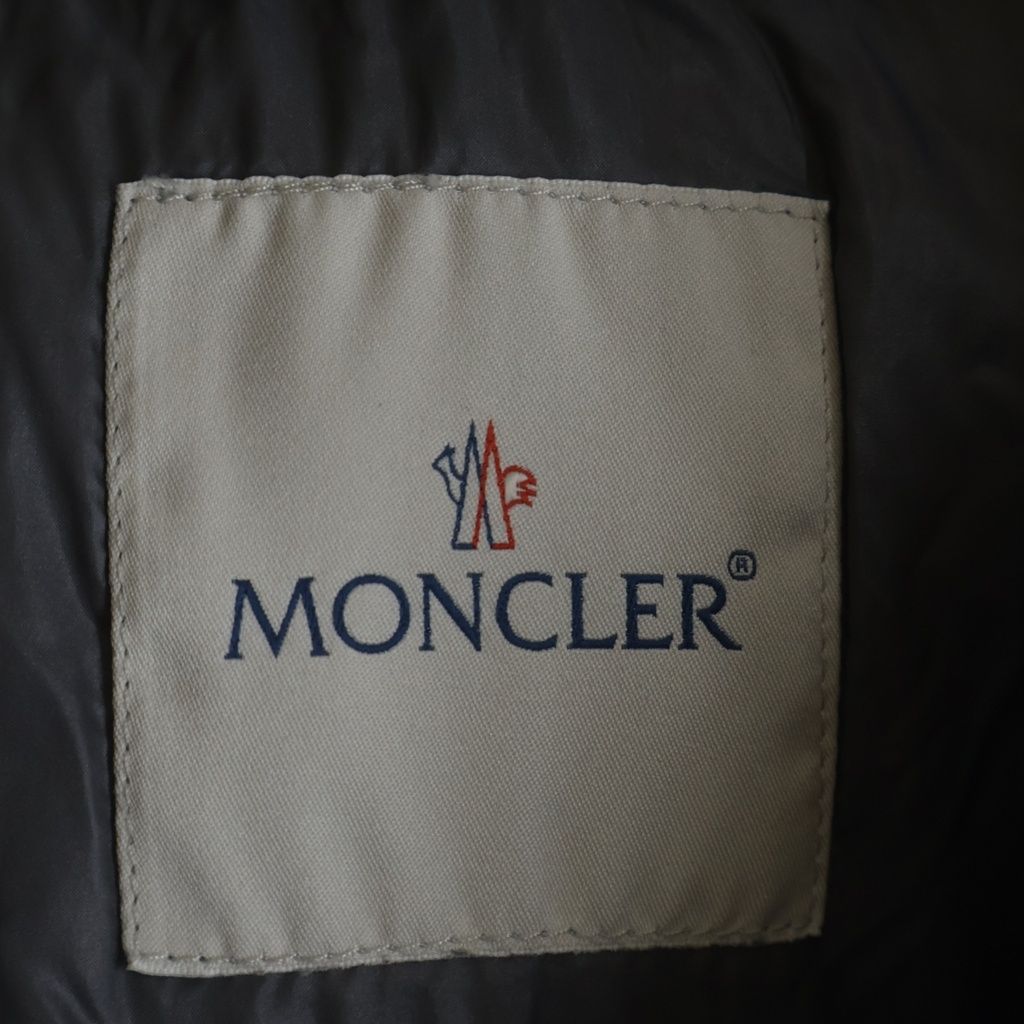 Moncler Zin Hooded Zip Up Jacket Black — view 7