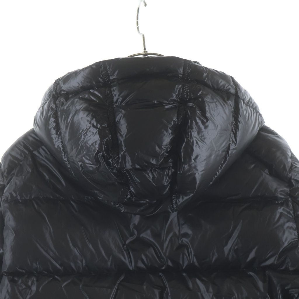 Moncler Zin Hooded Zip Up Jacket Black — view 4