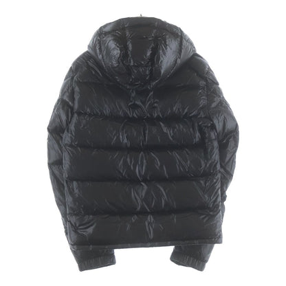 Moncler Zin Hooded Zip Up Jacket Black — view 2