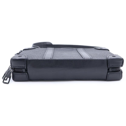 Louis Vuitton Monogram Empreinte Soft Trunk Wallet Mini Shoulder Bag Black — view 4