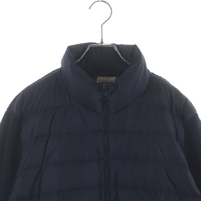 Moncler Maglione Tricot Cardigan Knit Cut Replacement Zip Up Jacket Navy — view 3