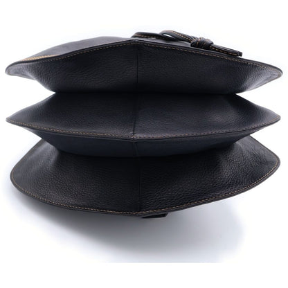 Loewe Anagram Leather Backpack Black Gold — view 4