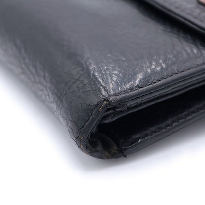 Chrome Hearts Wave Leather Wallet Black — view 6