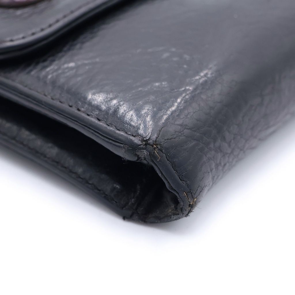 Chrome Hearts Wave Leather Wallet Black — view 5