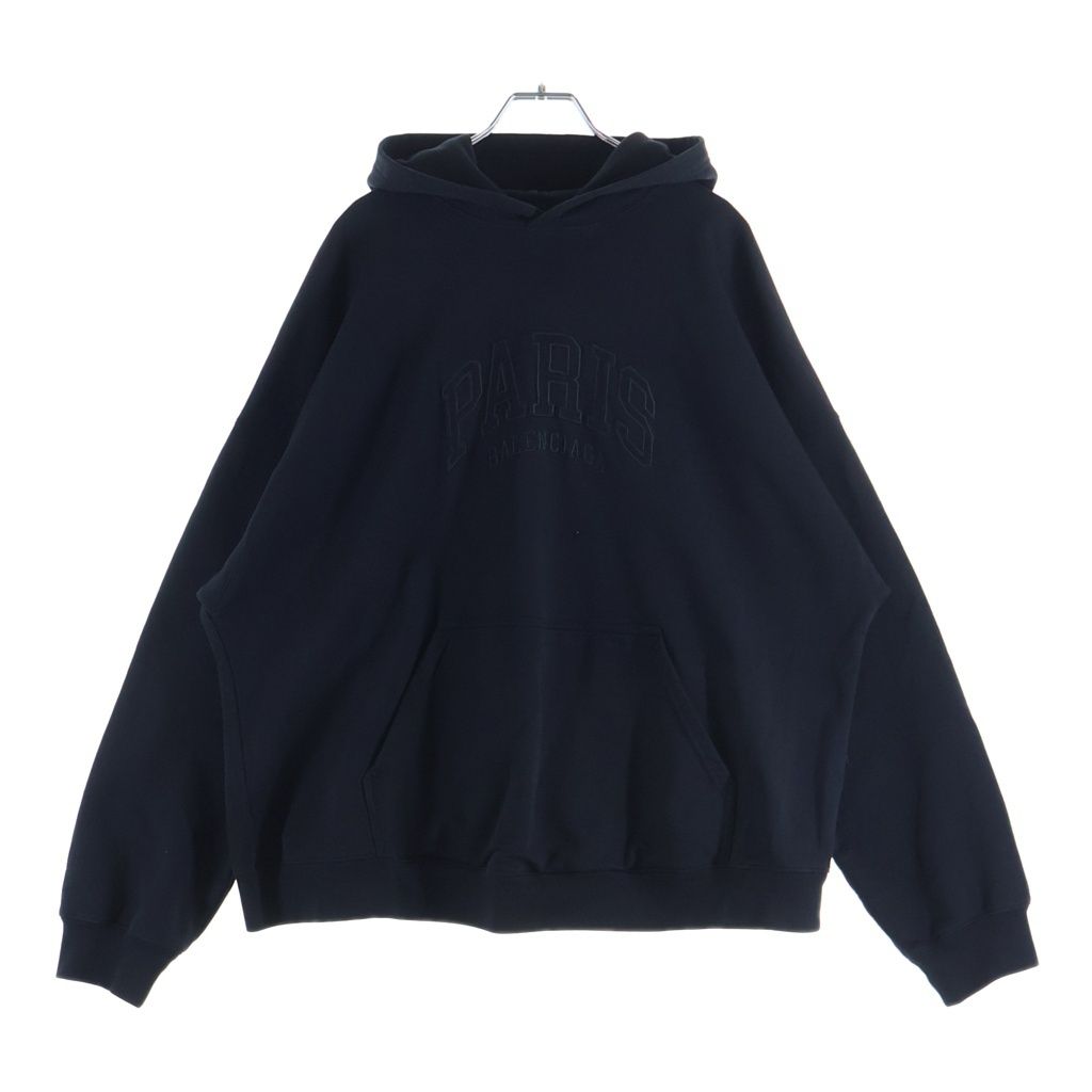 Balenciaga Cities Paris Hoodie City Pullover Black