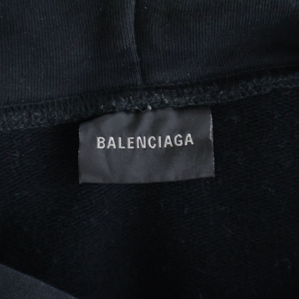 Balenciaga Cities Paris Hoodie City Pullover Black — view 6