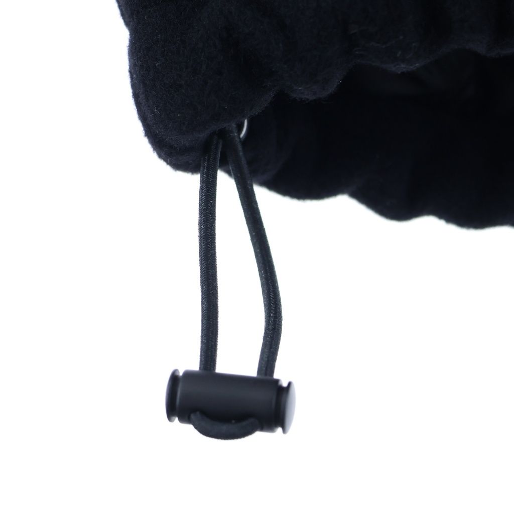 Balenciaga Fleece Track Suit Jacket Logo Struck Black — view 5