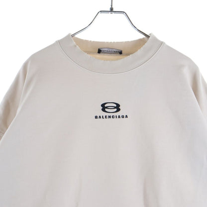 Balenciaga Unity Sports Icon Sweatshirt Logo Embroidery Distressed Crew Neck — view 3