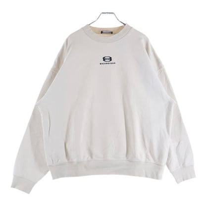 Balenciaga Unity Sports Icon Sweatshirt Logo Embroidery Distressed Crew Neck