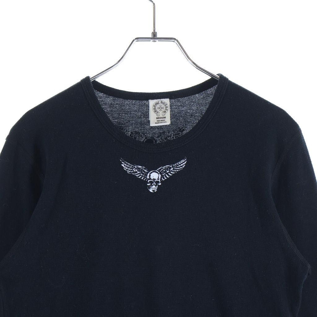 Chrome Hearts Vintage Foti Thermal Mahalia Print Long Sleeve T-Shirt — view 3