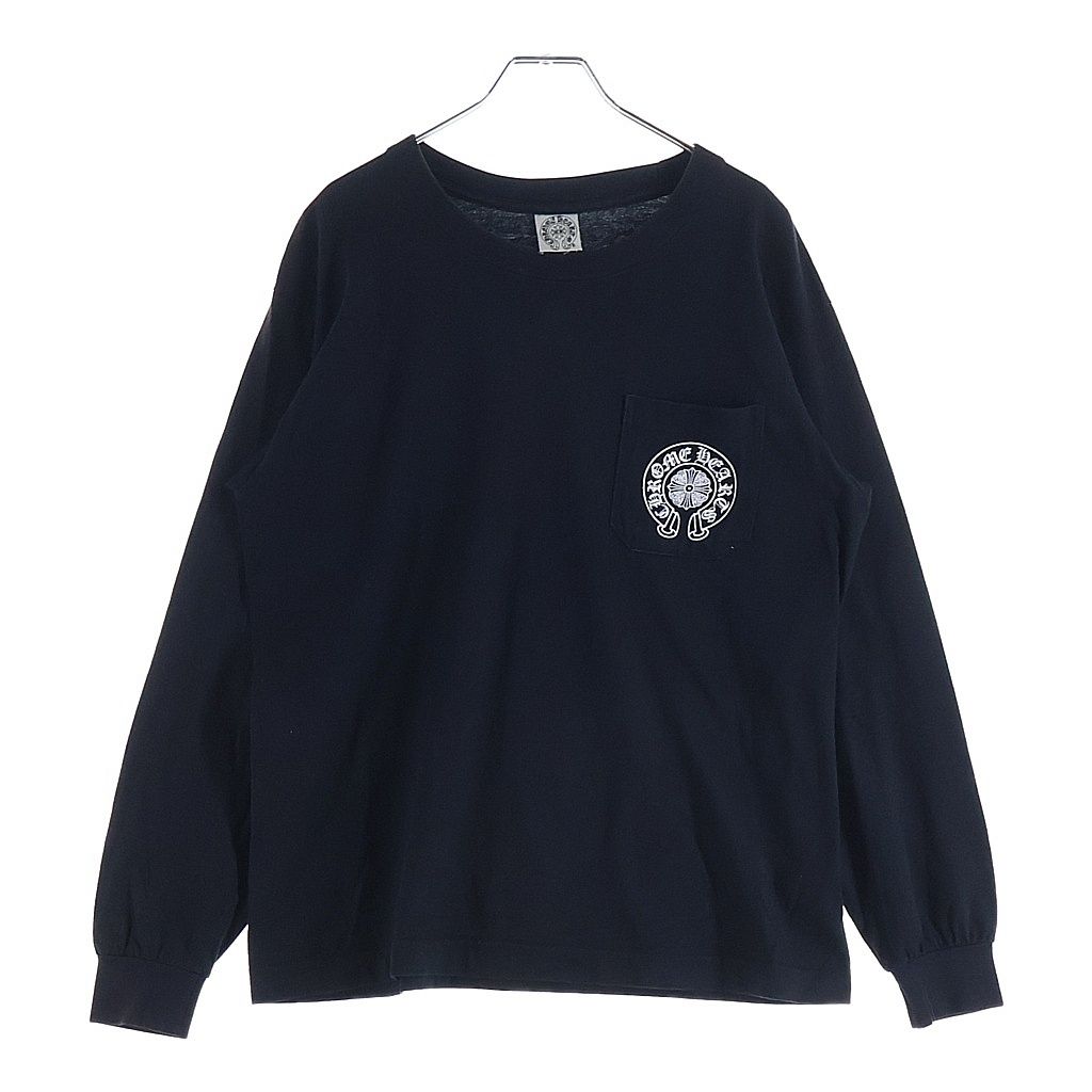 Chrome Hearts Vintage Sleeve Floral Horse Shoe Print Long T-Shirt — view 2