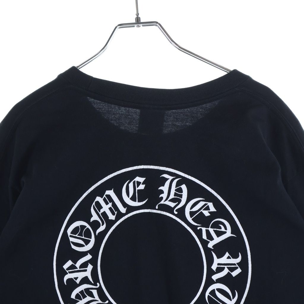 Chrome Hearts Vintage Sleeve Floral Horse Shoe Print Long T-Shirt — view 4