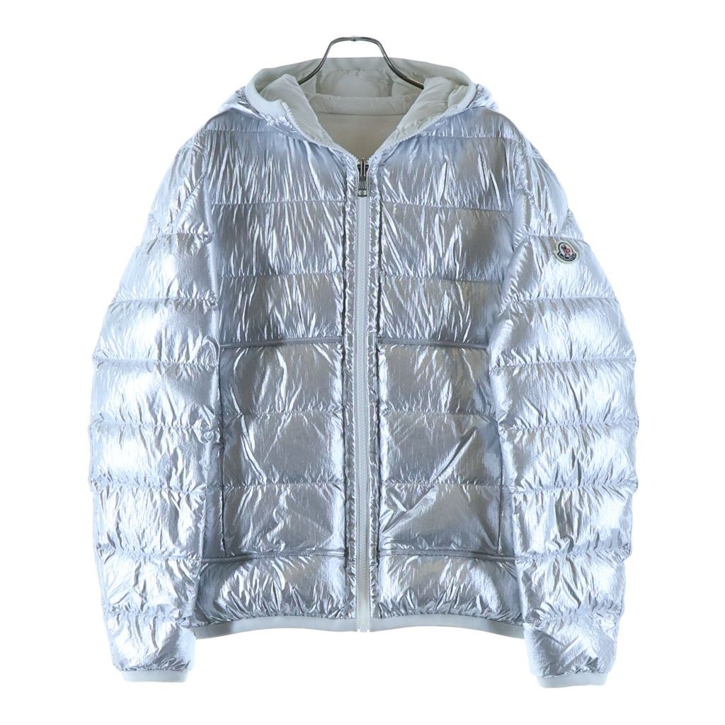 Moncler Freville Reversible Down Jacket White — view 3