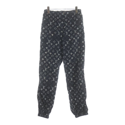 Louis Vuitton Monogram Stencil Effect Nylon Pants Black