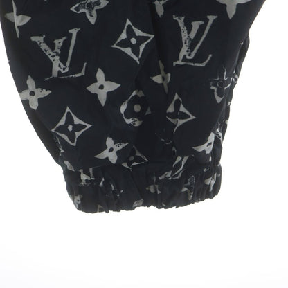 Louis Vuitton Monogram Stencil Effect Nylon Pants Black — view 5