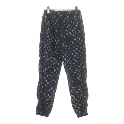 Louis Vuitton Monogram Stencil Effect Nylon Pants Black — view 2
