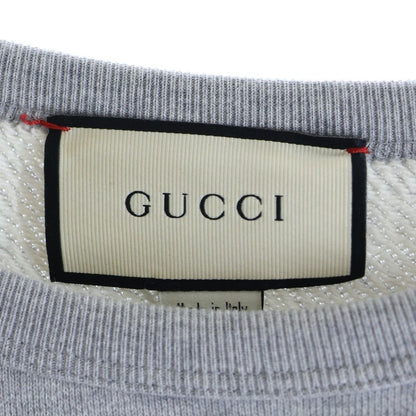 Gucci Panther Sweatshirts Panthere Print Crew Neck Long Sleeve Sweatshirt Gray — view 6