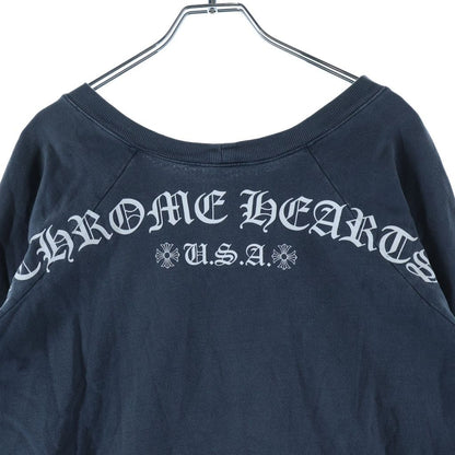 Chrome Hearts Sweatshirt Plvr Back Arch Logo Sleeves Floral Crew Neck Pullover — view 4