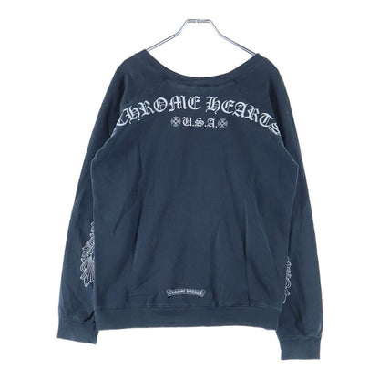 Chrome Hearts Sweatshirt Plvr Back Arch Logo Sleeves Floral Crew Neck Pullover
