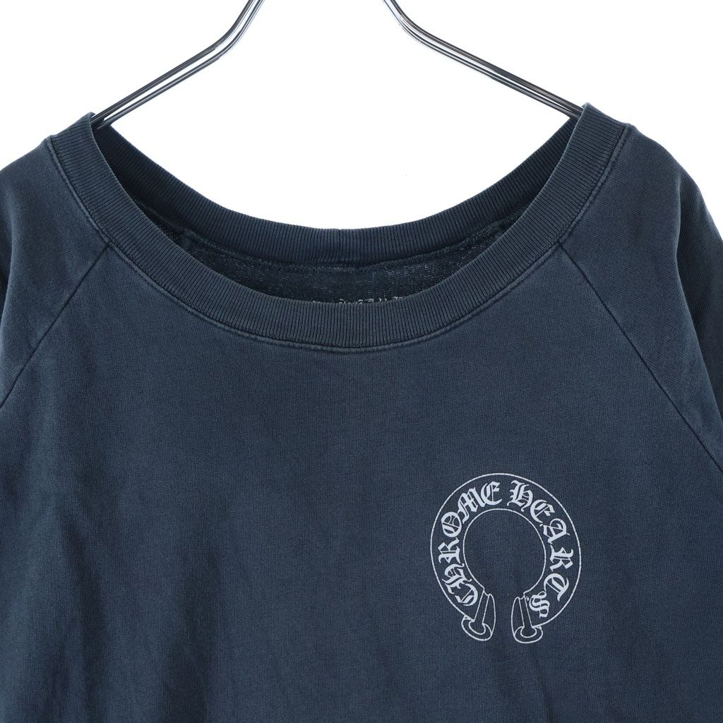 Chrome Hearts Sweatshirt Plvr Back Arch Logo Sleeves Floral Crew Neck Pullover — view 3