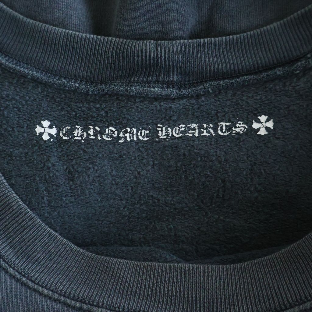 Chrome Hearts Sweatshirt Plvr Back Arch Logo Sleeves Floral Crew Neck Pullover — view 7
