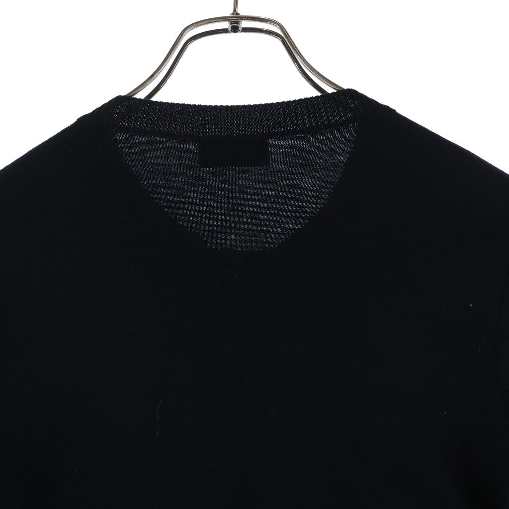 Moncler Cardigan Tricot Down Jacket Contrast Zip Up Gray — view 3