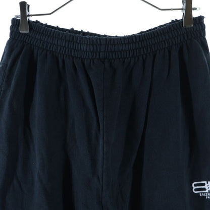 Balenciaga BB Logo Embroidery Trousers Pants BB Sweatshirt Jogger Black — view 3