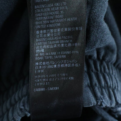 Balenciaga BB Logo Embroidery Trousers Pants BB Sweatshirt Jogger Black — view 8