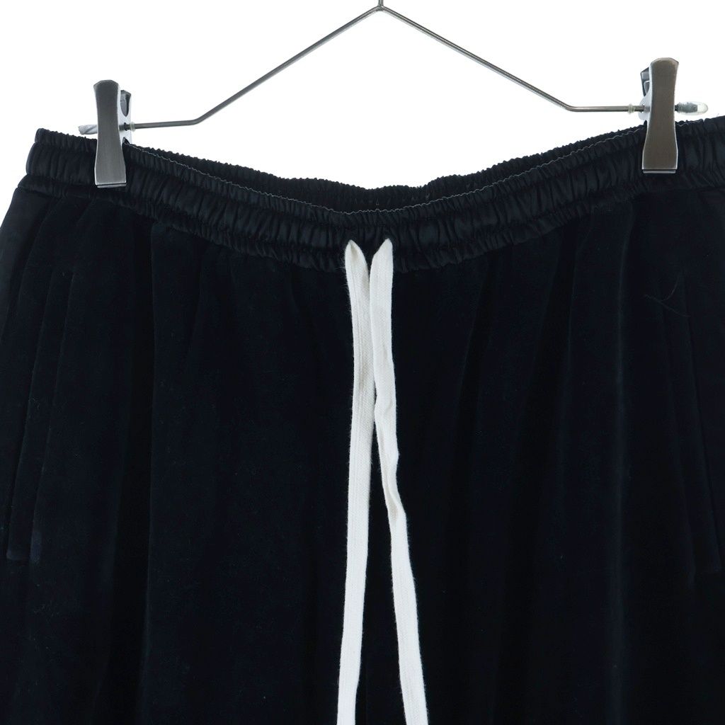 Gucci Velour Side Line Sweatshirt Jogger Pants Black — view 3